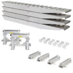 8' L x 16" W / 4 Ramp System for 16" H Step Deck Trailers - 20,000 lb. Cap