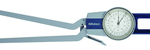 90 - 140mm Measuring Range (0.01mm Grad.) - Dial Caliper Gage - #209-311