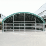 20' x 20' Livestock Corral Shelter with front door - Image 6