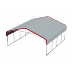 20x20 ft Heavy Duty Metal Garage Carport - Image 3