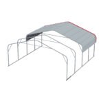 20x20 ft Heavy Duty Metal Garage Carport - Image 4