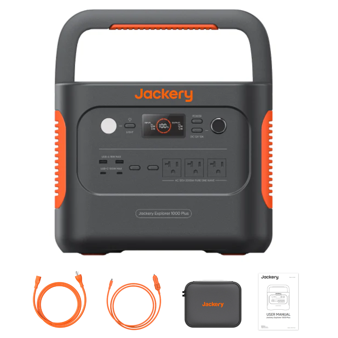 21-0001-000027_1 Jackery Explorer 1000 Plus Portable Power Station - Image 1