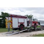 8' L x 18" W / 4 Ramp System for 24" H Step Deck Trailers - 23,500 lb. Cap - Image 5