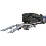 8' L x 20" W / 4 Ramp System for 26" H Step Deck Trailers - 23,500 lb. Cap - Image 5