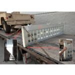 8' L x 20" W / 4 Ramp System for 26" H Step Deck Trailers - 23,500 lb. Cap - Image 9
