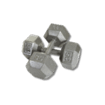 6 Sided Cast Iron Dumbbell (05-100 lbs Sets) - Image 5