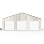 35' x 40' Three Car Garage Shed with Side Entry Door & Windows - Image 4