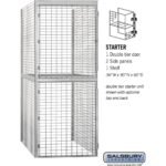 36" Wide Double Tier Bulk Storage Locker - Starter - 60" Deep by Salsbury