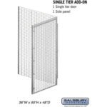 36" Wide Single Tier Bulk Storage Locker - Add On - 48" Deep by Salsbury