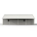 39' x 39' Vertical Steel Carport With Lean-to - Image 2
