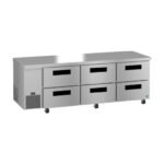 Hoshizaki ULR93B-D6 Steelheart Series Undercounter Refrigerator Reach-in Three-section