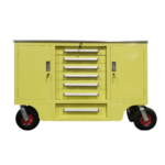 4.5ft Heavy Duty Mobile Workbench with 7 Drawers & 2 Cabinets