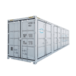 40ft High Cube Container with 4 Side Doors, with Logo