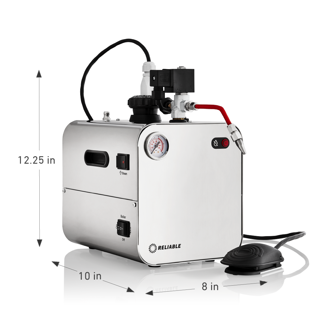 5100CJ 2.2L Jewelry Steam Cleaner with Eco Mode DIMENSIONS