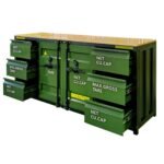 6.5ft Workbench Cabinet with 6 Drawers and 2 Cabinets - Image 2