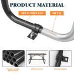 6ft Rectangle Picnic Table With Umbrella Hole - Image 5