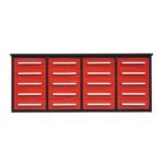 7ft Heavy Duty Garage Workbench Cabinet with 20 Drawers - Image 4