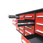 7ft Heavy Duty Garage Workbench Cabinet with 20 Drawers - Image 6