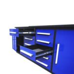 7ft Heavy Duty Workbench with 10 Drawers & 2 Cabinets - Image 10