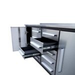 7ft Heavy Duty Workbench with 10 Drawers & 2 Cabinets - Image 6