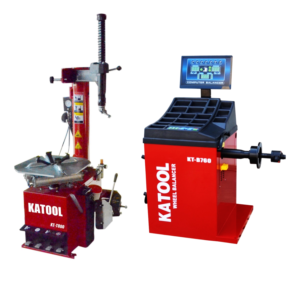 800_760 Katool KT-T800 Tire Changer with Wheel Balancer KT-B760 Combo - Image 1