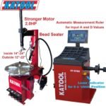 Katool KT-T810 Tire Changer With KT-B760 Wheel Balancer Combo