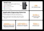 ACMER P2 IR 2w Fiber Laser Engraver - Image 3