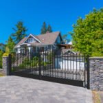 18'x6' Steel Dual Swing Driveway Gate, VENICE Style - Image 6