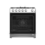 FORNO Espresso Leonardo 30" 5 cu. ft. Gas Range in Stainless Steel with Silver Handles, FFSGS1116-30 - Image 2