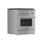 FORNO Giovanni 30" 4.32 cu. ft. Gas Range with 5 Sealed Burners, Air Fry Basket, Wok Support and Griddle, FFSGS6274-30 - Image 3