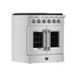 FORNO Galiano 30" 4.32 cu. ft. Freestanding Gas Range with French Door and 5 Burners, FFSGS6444-30 - Image 3