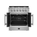 FORNO Galiano 30" 4.32 cu. ft. Freestanding Gas Range with French Door and 5 Burners, FFSGS6444-30 - Image 2