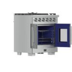 FORNO Capriasca 30" 4.32 cu. ft. Professional Gas Range with French Door and 5 Sealed Burners, FFSGS6460-30 - Image 4
