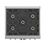 FORNO Capriasca 30" 4.32 cu. ft. Professional Gas Range with French Door and 5 Sealed Burners, FFSGS6460-30 - Image 5