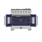 FORNO Capriasca 36" 5.36 cu. ft. Professional Gas Range with French Door and 6 Sealed Burners, FFSGS6460-36 - Image 2