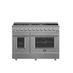 FORNO Appliance Package - 48 Inch Gas Range, Wall Mount Range Hood, 60 Inch Refrigerator, FBDL-018-02US - Image 6