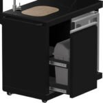 FORNO All’Aperto Outdoor Kitchen Set - 87,600 BTU Gas Grill with 4 Burners + Side Burner, Gas Pizza Oven, Sink Module/Beverage Center with Black Sintered Stone Countertop - Image 8