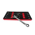 Boxo 9-Piece SAE Reversible Ratcheting Wrench Set | 1/3rd EVA Foam - Image 2