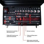 Boxo MotoBox | 103-Piece Metric Motorcycle 3-Drawer Hand Carry Tool Box - Image 10