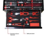 Boxo MotoBox | Ricky Carmichael 3-Drawer Portable Tool Box with 103-Piece Metric Motorcycle Tool Set - Image 7