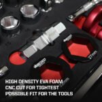 Boxo MotoBox | Ricky Carmichael 3-Drawer Portable Tool Box with 103-Piece Metric Motorcycle Tool Set - Image 13