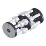 Bartell SP8 R160 Carbide Flail Roadline, A cage 4.75 Inch Path Scarifier Cage Assembly