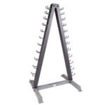 Body-Solid 12 Pair Neoprene Dumbbells With Rack GDR24-NPACK - Image 2