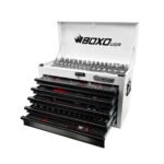 Boxo 238-Piece Metric and SAE Combo 5-Drawer Hand Carry Tool Box - Image 4