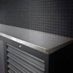 Boxo Dimpled Stainless Worktop 101.88" W x 19.68" D x 1.5" H