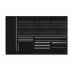 Boxo OSM Pro Series | 126" 11-Piece Professional Organized Storage Modules Build Out | 13-Drawers, 6-Cabinets
