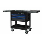 Boxo Pro Series | 35" 3-Drawer Slide-Top Service Cart Tool Box - Image 2