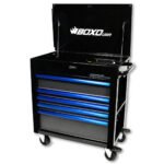 Boxo Pro Series | 35" 5-Drawer Flip-Top Service Cart Tool Box - Image 2