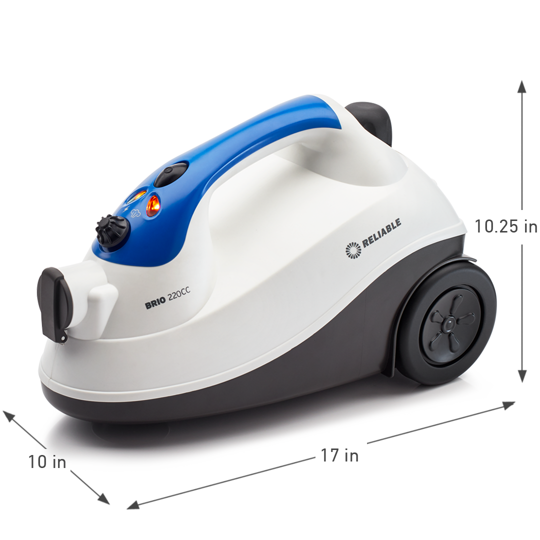 BRIO 225CC HOME STEAM CLEANING SYSTEM DIMENSIONS