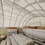 40x40x15 ft Container Shelter with Closed Back Panel - Image 10
